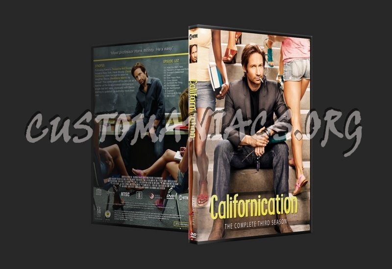 Californication - Season 1 to Season 5 dvd cover