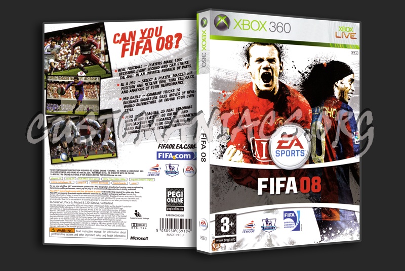 Fifa 08 dvd cover