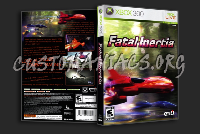 Fatal Inertia dvd cover