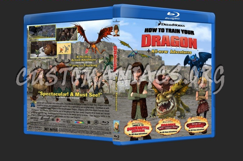 How to Train Your Dragon + All-new Adventures blu-ray cover