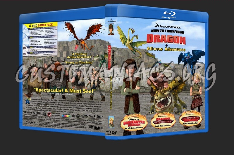 How to Train Your Dragon + All-new Adventures blu-ray cover