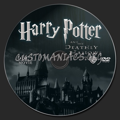 Harry Potter and the Deathly Hallows part 2 dvd label