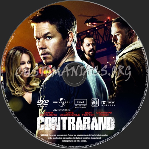 Contraband dvd label