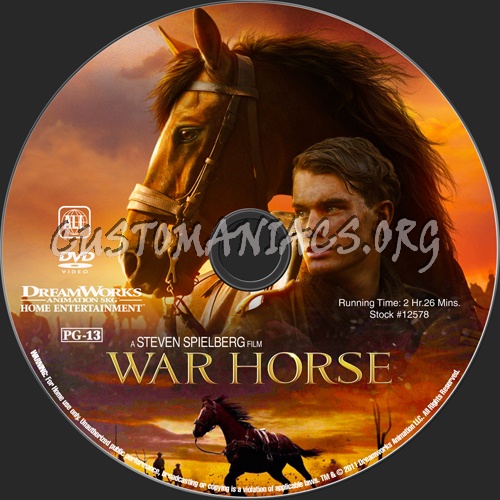 War Horse dvd label