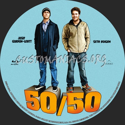 50/50 blu-ray label