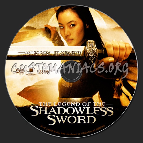 The Legend of the Shadowless Sword dvd label