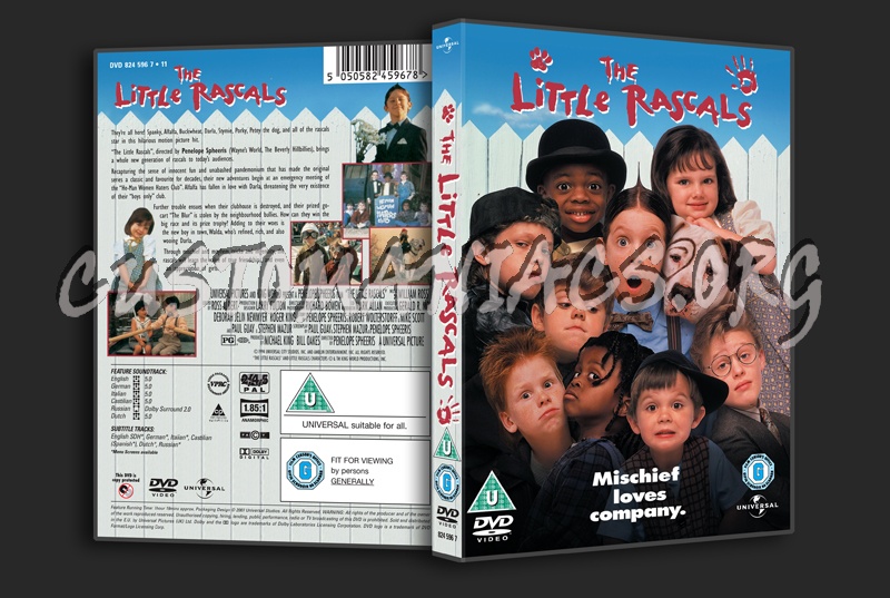 The Little Rascals dvd cover - DVD Covers & Labels by Customaniacs, id:  156353 free download highres dvd cover