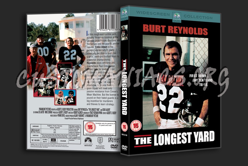 The Longest Yard (1974) dvd cover