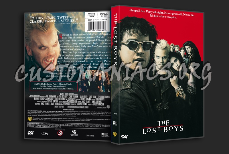 The Lost Boys dvd cover