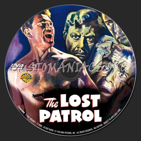 The Lost Patrol dvd label