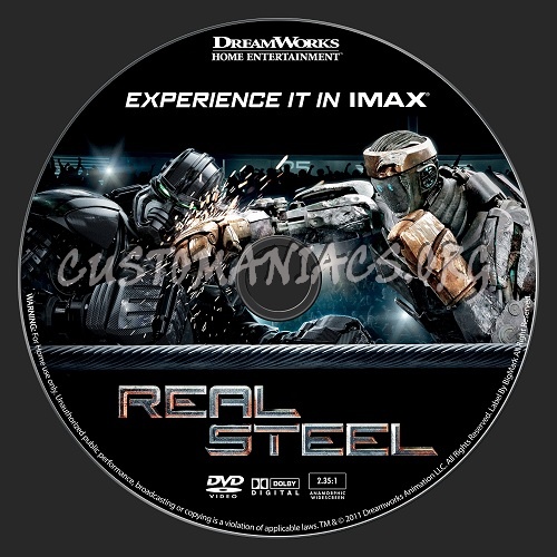 Real Steel dvd label