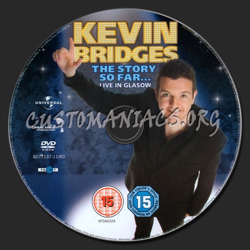 Kevin Bridges The Story So Far... dvd label