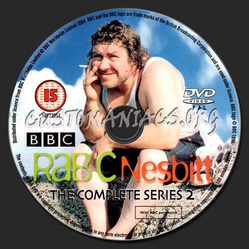 Rab C Nesbitt Series 2 dvd label