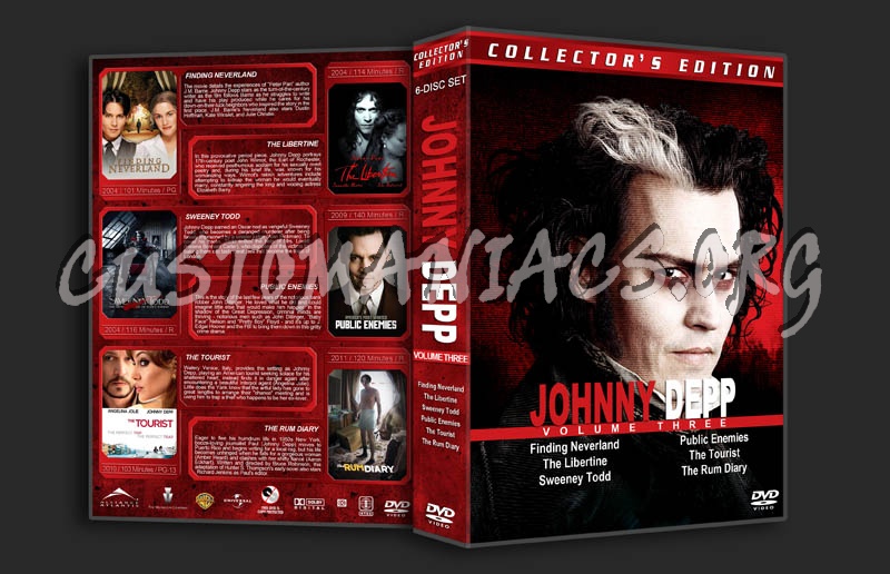 Johnny Depp Collection - Volume 3 dvd cover