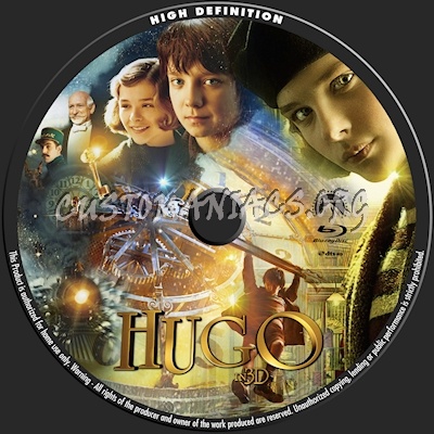 Hugo blu-ray label