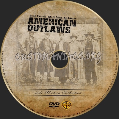 American Outlaws dvd label