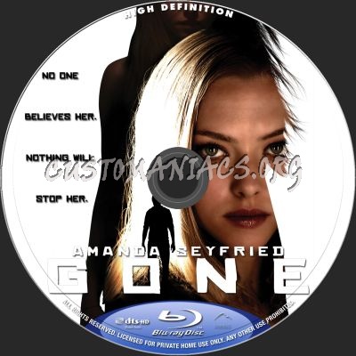 Gone blu-ray label