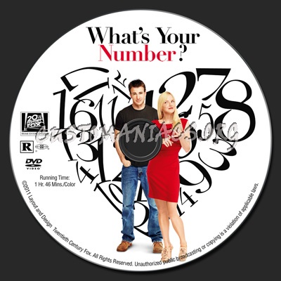 What's Your Number? dvd label