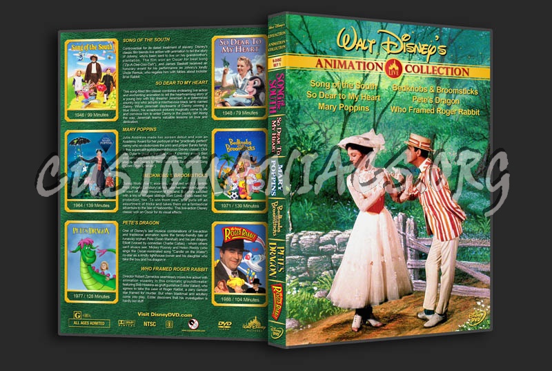 Walt Disney Live Action / Animation Collection - Vol. 1 dvd cover