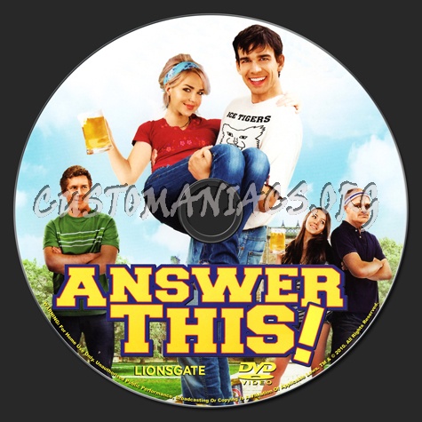 Answer This! dvd label