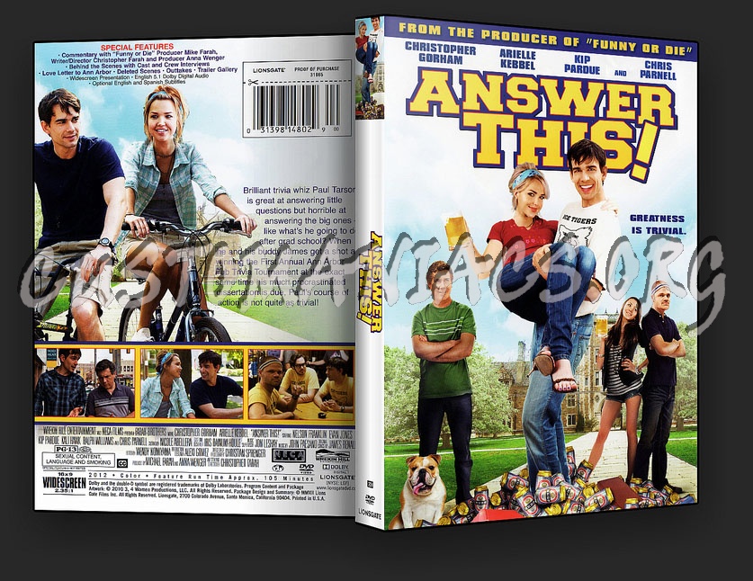 Answer This! dvd cover