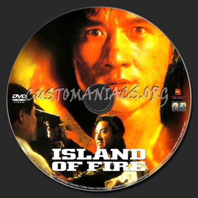 Island Of Fire dvd label