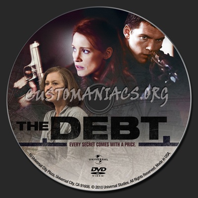 The Debt dvd label