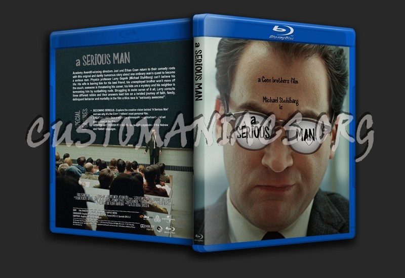 A Serious Man blu-ray cover