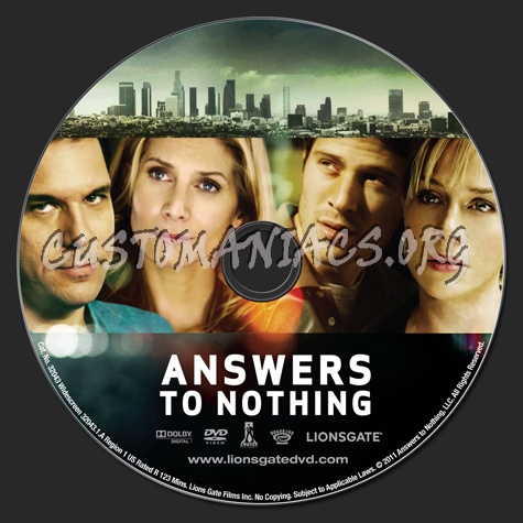 Answers to Nothing dvd label