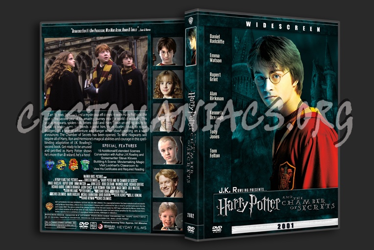 Harry Potter and the Chamber of Secrets dvd cover