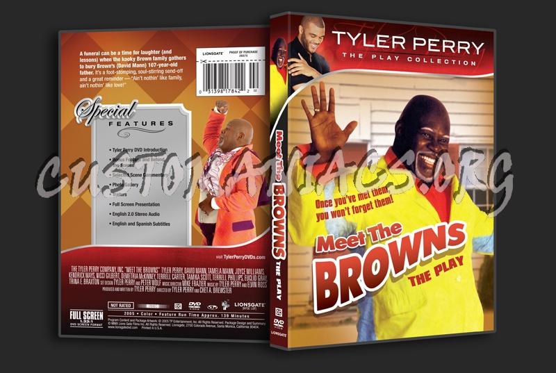 Meet the Browns the Play dvd cover