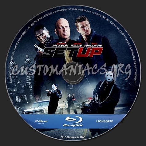 Setup blu-ray label