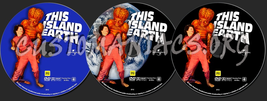 This Island Earth dvd label