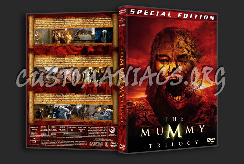 The Mummy Trilogy dvd cover