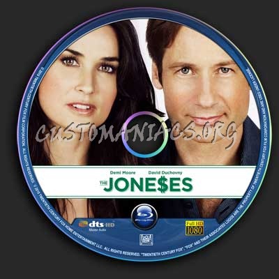 The Joneses blu-ray label