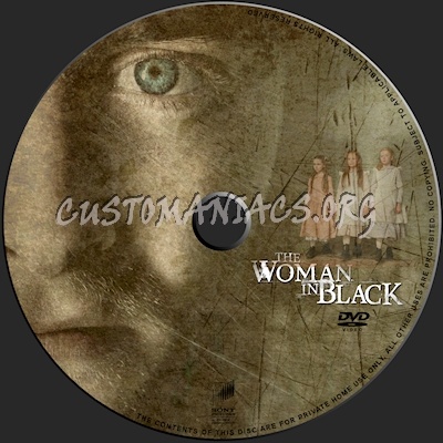 The Woman in Black dvd label