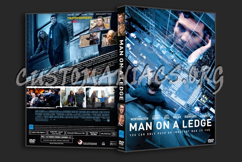 Man On A Ledge dvd cover