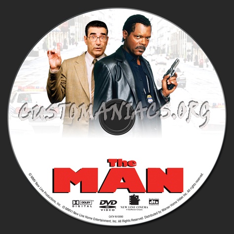 The Man dvd label