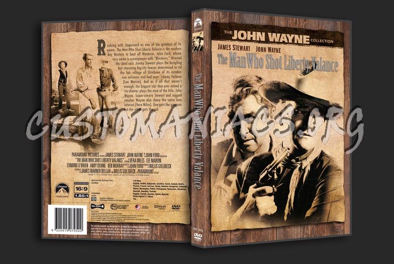 The Man Who Shot Liberty Valance dvd cover