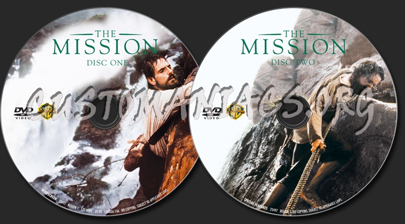 The Mission dvd label