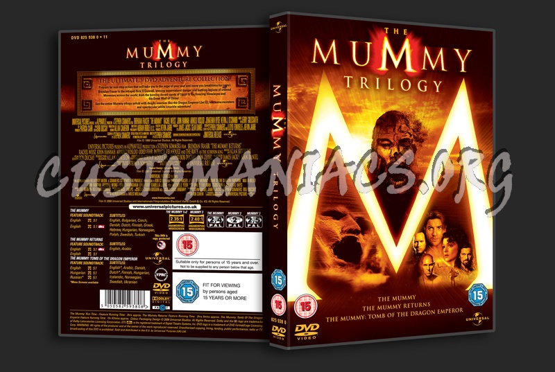 The Mummy Trilogy dvd cover