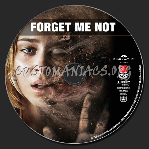 Forget Me Not dvd label