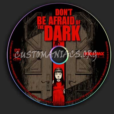 Don't Be Afraid Of The Dark dvd label