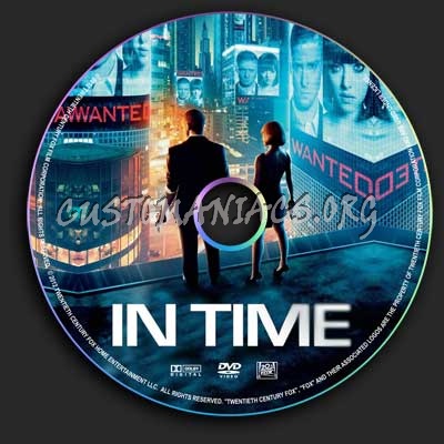 In Time dvd label