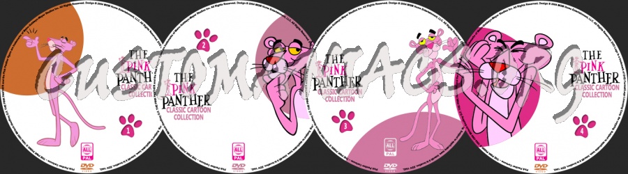 Pink Panther Cartoon Collection dvd label