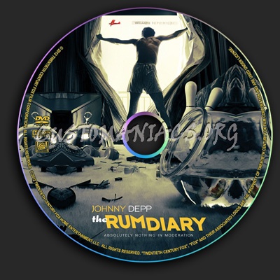 The Rum Diary dvd label