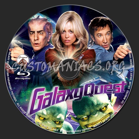 Galaxy Quest blu-ray label