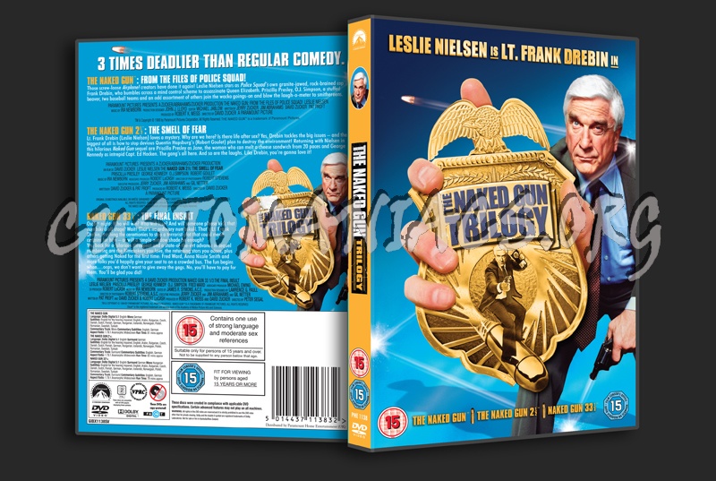 The Naked Gun Trilogy dvd cover