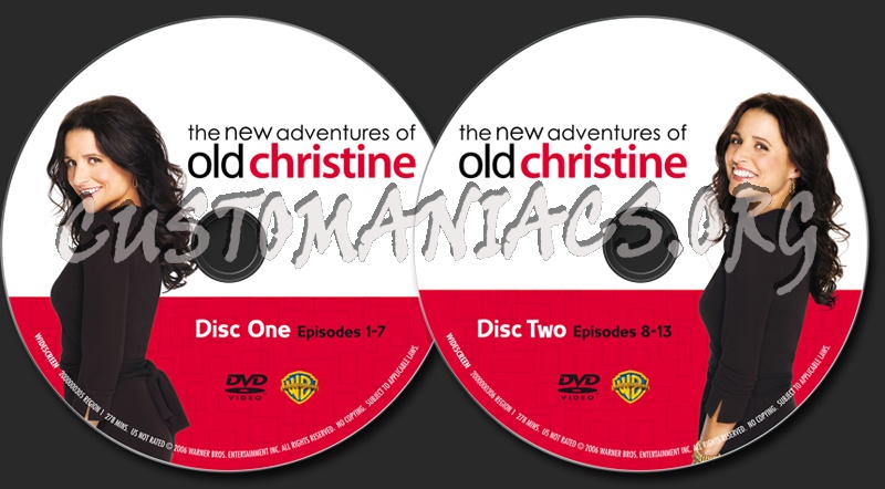 The New Adventures of Old Christine Season 1 dvd label