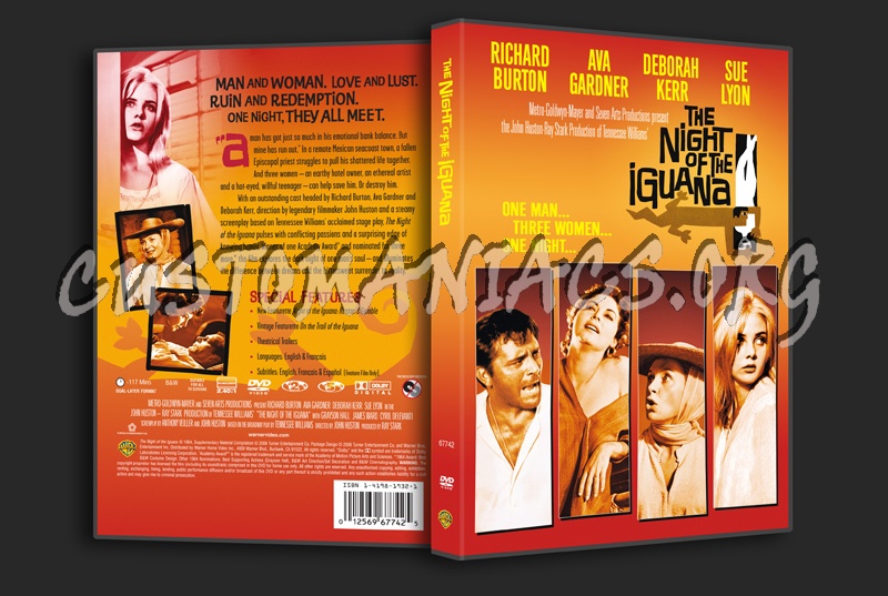 The Night of the Iguana dvd cover